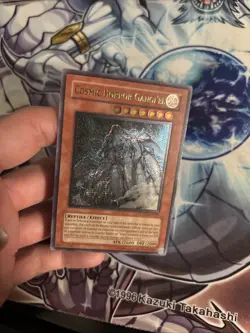 (UU) YUGIOH Cosmic Horror Gangi'el (POTD-EN029) Ultimate Rare Unlimited VLP - Image 4