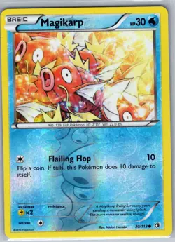 Magikarp 30/113 Reverse Holo Legendary Treasures - Pokemon Card - NM - Image 1