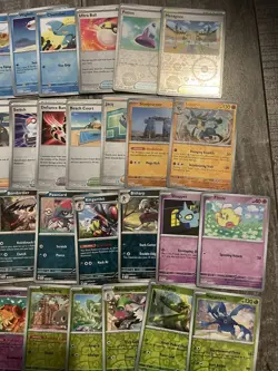 Pokemon TCG Scarlet & Violet Base SV01 Card Lot - 49 Cards NM - No Duplicates - Image 3