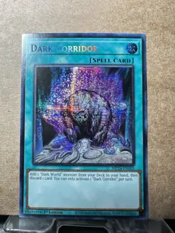 Yugioh! LP Dark Corridor - MP24-EN103 - Prismatic Secret Rare - 1st Edition Ligh - Image 1