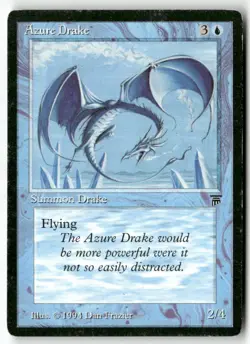 MTG Azure Drake Legends LP Magic The Gathering - Image 1