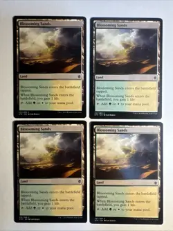 4x Mtg Khans Of Tarkir Blossoming Sands NM Magic The Gathering - Image 1