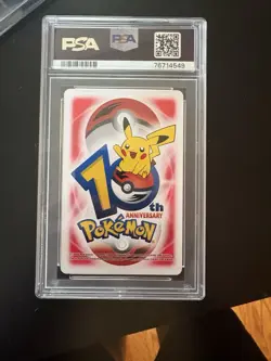 Squirtle Pokemon TCG 2006 10th Anniversary Red Ace of Diamonds PSA 9 - Image 2