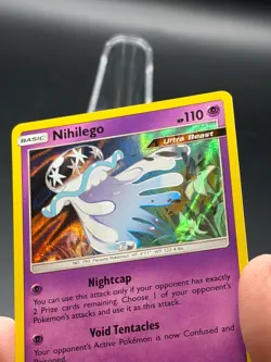 Nihilego 106/214 Holo Rare Pokemon 2018 Lost Thunder - LP - Image 3