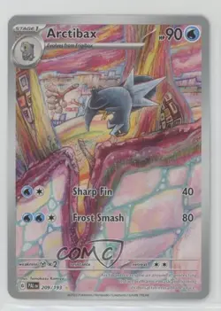 Arctibax Illustration Rare Pokemon Scarlet & Violet Paldea Evolved PAL #209 - Image 1