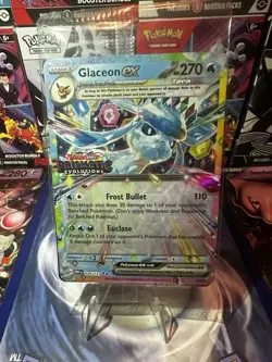 Glaceon EX Prismatic Evolutions STAMPED Sealed Promo Card 026/131 Surprise Box - Image 1