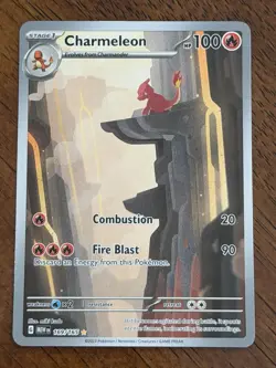 Charmeleon Scarlet & Violet 151 Holo Illustration Rare 169/165 Pokemon TCG - Image 1