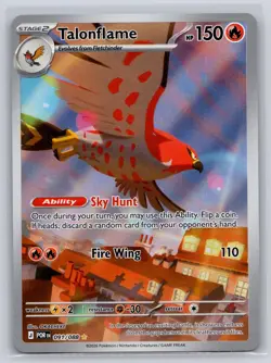 Talonflame 091/088 Holo Illustration Rare Perfect Order Pokemon Near Mint - Image 1