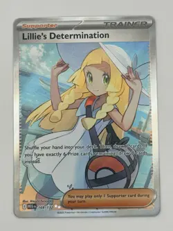 Pokemon Lillie's Determination 169/132 Me01: Mega Evolution Holo (NM) - Image 1