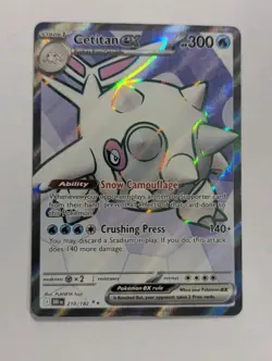 Cetitan ex 210/182 Sv10: Destined Rivals Holo Pokemon TCG NM - Image 1