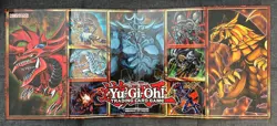 Yugioh Hard Foldable Gameboard Playmat - Egyptian Gods + Yugi/Kaiba/Joey - Image 1