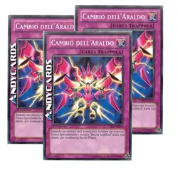 3x CAMBIO DELL'ARALDO • (Heraldry Change) • Comune • CBLZ IT070 • 1Ed • YUGIOH! - Image 1