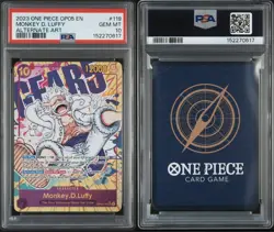 One Piece - Monkey D Luffy OP05-119 Alternate / Alt Art SEC - PSA 10 - ENG - Image 3