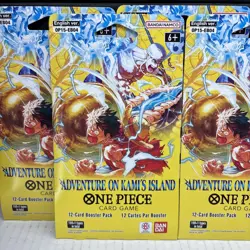 One Piece OP15 Adventure On Kami’s Island Sleeved Pack LOT Of 5 Packs NEW SEALED - Image 4