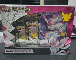 Pokemon TCG 25th Anniversary Celebrations Dark Sylveon V Collection Box | Sealed - Image 1