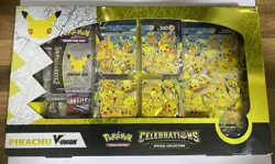 Pokemon Pikachu v TCG Celebrations 25th Anniversary Union Collection Box Sealed 820650809156 - Image 1