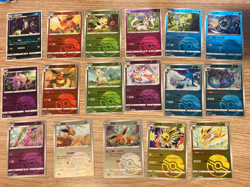 Pokemon Chinese 151 Gem vol 2 Near Complete Set Card Holo Reverse Eevee Umbreon - Image 3