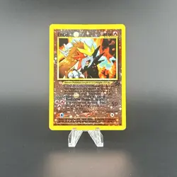 Entei WoTC Black Star Promo Reverse Holo #34 Pokemon Card LP - Image 1