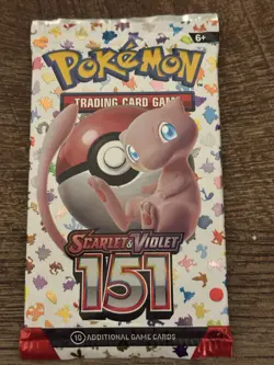 Pokemon TCG Pack Sealed Booster Scarlet Violet 151 10 Cards Mew - Image 1