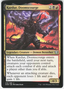 Kardur, Doomscourge U Kaldheim 216 NM - Image 1