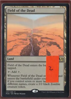 MTG Field of the Dead Core Set 2020 Regular NM #2 - Image 1