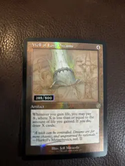 Magic The Gathering MTG Well Of Lost Dreams Serialized /500 Foil Brothers War - Image 1
