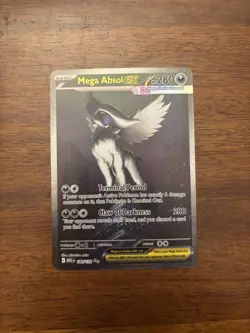 Pokemon Mega Absol EX 180/132 Me01 Mega Evolution Holo 280 HP Darkness English - Image 1