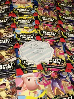 Lot Of 20 Perfect Order Sleeved Booster Pokemon Card Packs! NEW / SEALED! - Image 2