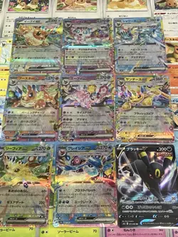 Pokemon Cards Eeveelutions 9 Cards + 1 Random RR Eeveelution Guaranteed Japan - Image 1