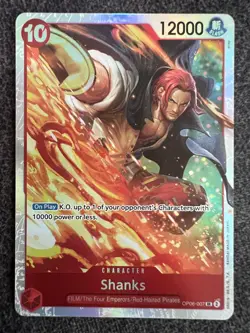 One Piece Card Game Shanks OP06-007 Super Rare NM - Image 1