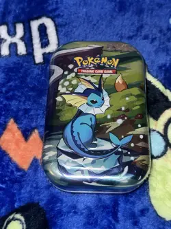 Lot Of 2! Pokemon SYLVEON & VAPOREON Prismatic Evolutions Mini Tins NEW /SEALED! - Image 2