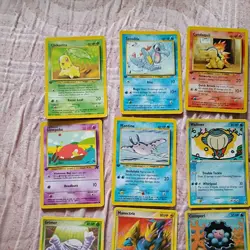 Vintage Pokemon TCG lot 1st edition x6 random sets vintage only heavy play 28x - Image 2