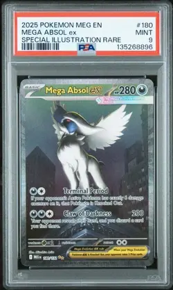 Graded Pokemon - Mega Absol ex (180/132) Mega Evolution PSA 9 - Image 1