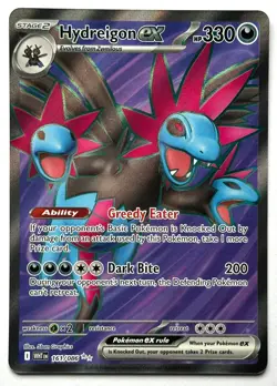 Hydreigon ex 161/086 - Pokemon TCG - White Flare Ultra Rare Holo - M/NM - Image 1