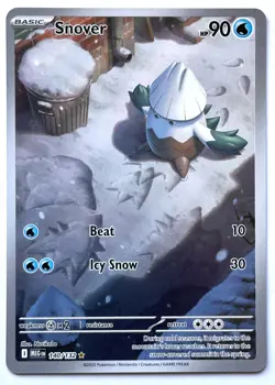 Snover 140/132 - Pokemon TCG - Mega Evolution Illustration Rare Holo - Image 1