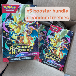 LOT OF 5 Pokemon TCG Mega Evolution ASCENDED HEROES Booster Bundle - Sealed - Image 1