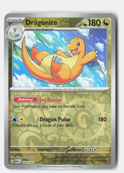 Dragonite Reverse Holo 149/165 Rare 151 Pokemon Near Mint - Image 1