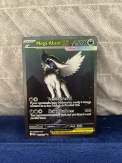 Pokemon Mega Absol EX 180/132 Me01 Mega Evolution Holo 280 HP Claw of Darkness - Image 1