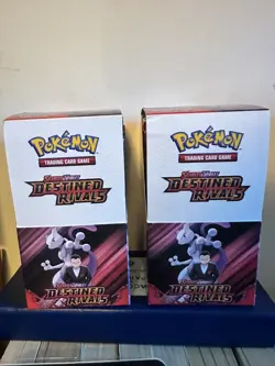 Pokemon TCG Destined Rivals 2x Half Booster Boxes unsealed, 36 Packs - Image 1