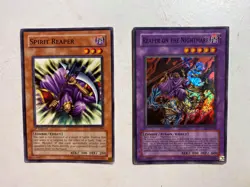 Yu-Gi-Oh - Reaper Of The Nightmare (Holo) & Spirit Reaper(1st Ed). Wear And Tear - Image 1