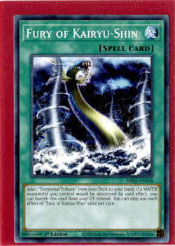 Fury of Kairyu-Shin | MP21-EN145 | Yu-Gi-Oh! TCG - Image 1