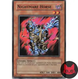 Yugioh Nightmare Horse DR1-EN025 Common LP - Image 1