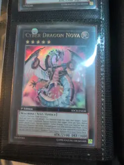 Yugioh Cyber Dragon Nova SDCR-EN038 Ultra Rare 1st Edition NM - Image 1