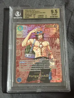 One Piece Portgas D Ace OP13-119 Red Manga BGS 9.5 - Image 1