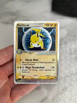 Pokemon Raichu ex Sandstorm Holo Card 98/100 Mint Super Clean - Image 1