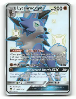 Lycanroc GX SV67/SV94 - Hidden Fates Shiny Vault - Pokemon Card NM/M - Image 1