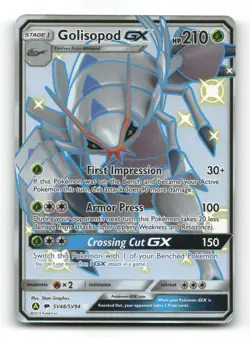 Golisopod GX SV48/SV94 - Hidden Fates Shiny Vault - Pokemon Card NM/M - Image 1