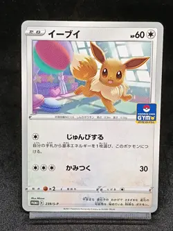 Eevee 239/S-P GYM PROMO Sword & Sheild Japanese Pokemon Card - Image 1