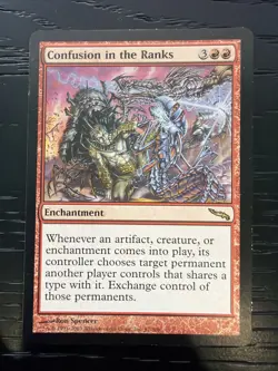 💥💥MTG Mirrodin - Confusion in the Ranks - MRD 87 - NM💥 - Image 1