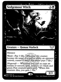 Sedgemoor Witch 086/275 Rare The List Reprints Magic: The Gathering Near Mint - Image 1